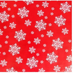 Бумага упаковочная новогодняя "Весёлый ёжик", глянец, двусторонняя, 80 г/м2 , 70 х 100 см.