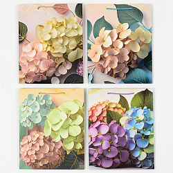 Пакет ГОРТЕНЗИЯ глиттер 26*32*10см арт.3893B (1/12/480шт)