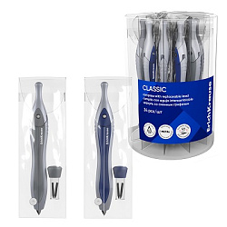 Циркуль 2 предмета, металлический 12,5см, набор грифелей, ПВХ чехол, ассорти, Classic, " Erich Kraus