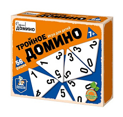 Игра настольная "Тройное домино" арт.02982