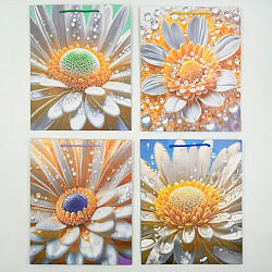 Пакет РОМАШКА 30*41,5*12см глиттер арт.3991L (1/12/360шт)