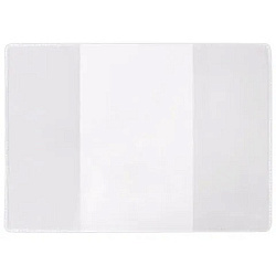 Обложка для документов и паспорта " ДПС " прозрачная 132*183мм ПВХ