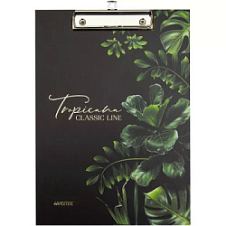 Планшет " deVente " А4 Tropicana, вертикальный, с верхним зажимом, матовый ламинированный картон 2 м