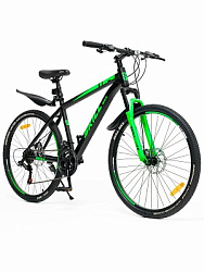 Рама Стальная 26, Размер рамы 17", 21 Скорость, Вилка Стальная с Блокировкой, Шины SEYUN 26-2.35, Об