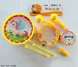 391067 Набор муз. инструментов в пак. в кор.2*48шт