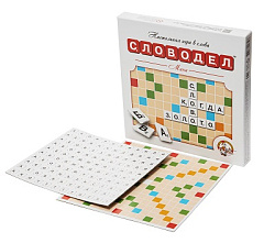 Игра настольная "Словодел Мини" картонный белый арт.02650