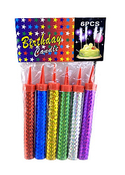 Свеча-фонтан на торт 10см 6шт Цена за 1 шт! арт.10247 (6/1800шт)