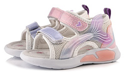 10511-E Сандалии 23-28 р.р Белый(8 пар)разм.23