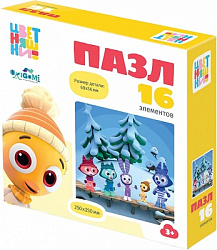 Цветняшки. Пазл. 16эл. Дружная компания. 07457