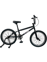 Велосипед двухколёсный трюковой BEST. Чёрный-серебро. Колёса 20 дюймов (арт. ВЛ-5730)