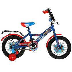 Вело.дет.14" Щенячий Патруль gw-тип,щиток,багажн,встав.страх.кол,зв,полу-слик 2,125" - в кор.1шт