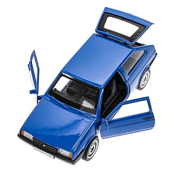 Машина металл LADA LADA-2108 "СПУТНИК" длин 12см, двер баг,инер, син, в кор. Технопарк в кор.2*36шт