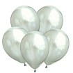 Шар латексный " Браво " металлик 12"/30см серебро