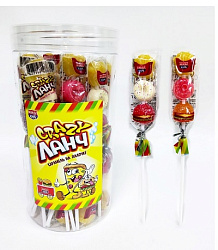 ТДГ Карамель на палочке CRAZY ЛАНЧ (CAR168) 13гр*12 банок*30 шт