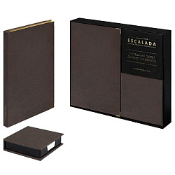 Ежедневник А5 иск.кожа 160л ШЕВРЕТ ГЛОСС КОРИЧНЕВЫЙ тисн.фольг. арт.70560 (1/10шт)