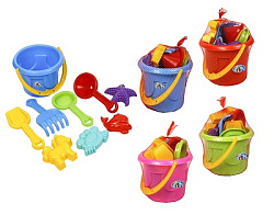 Набор для игры в песке с ведром мини №2