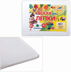 Доска для лепки " Пчелка " А4 белая с бортиком