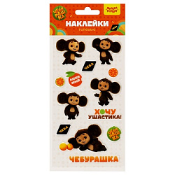 Наклейки гелевые Мульти-Пульти "Чеба", 12 наклеек ЧБ_53166