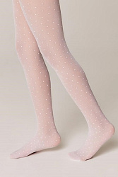 Колготки дет. нарядные CE DOTSY, р.116-122, bianco