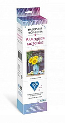 Алмазное панно на подвесе. Букет из деревни. 30*40. Арт.07706