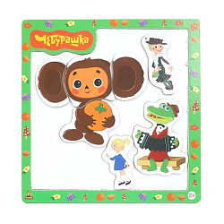 Игрушка деревянная СОЮЗМУЛЬТФИЛЬМ магнитная доска, терм. пакет Буратино в кор.200шт