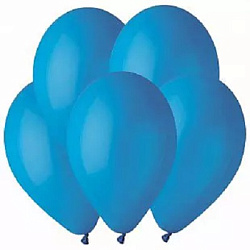 Шар латексный пастель 10"/25см синий, 10013160/131022/3493553/1     