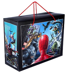 Пакет подарочный-коробка, 40 х 30 х 15 см «Amazing», упаковка, Человек-паук