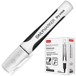 Маркер для доски " Hatber " Daily черный 2мм пулевидный наконечник, 10702070/280323/3124058       