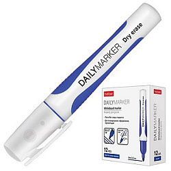 Маркер для доски " Hatber " Daily синий 2мм пулевидный наконечник, 10702070/280323/3124058       