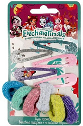 Аксессуары д/девочек ЭНЧАНТИМАЛС набор аксессуаров для волос МИЛАЯ ЛЕДИ уп-10шт в кор.100уп