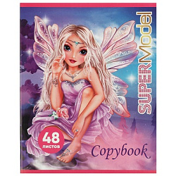 344908 Тетрадь, 48 листов, клетка, диз 7, TIK TOK GIRL в кор.80шт