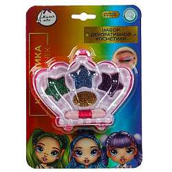 Косметика ДЛЯ ДЕВОЧЕК набор косметики: тени для век с блестками МИЛАЯ ЛЕДИ в кор.3*288шт