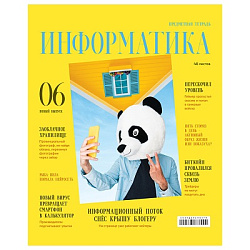 Тетрадь А5  48л " БиДжи " Скандальности- Информатика, клетка, со справочным материалом, на скобе, об