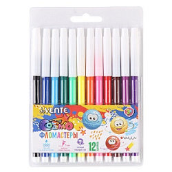 Фломастеры, 12 цветов, deVENTE «COSMO», невентилируемый колпачок