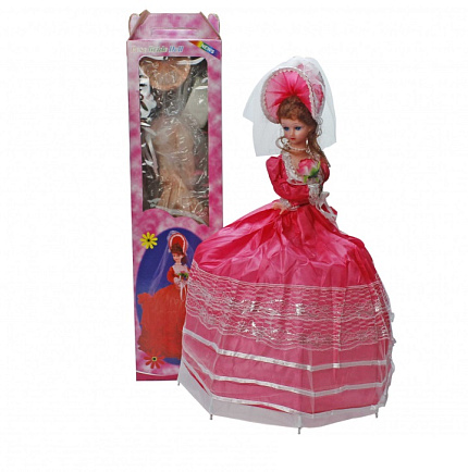 H07518              Кукла-зонт в коробке. Размер: 60см.