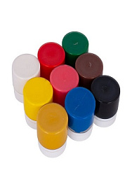 Гуашь " Цветик " 9цв*15мл картонная упаковка