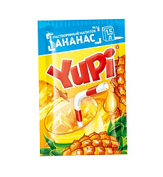 Растворимый напиток ЮПИ YUPI Ананас (juc004) 12г*6бл*24 шт,