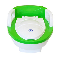 Горшок детский "Унитаз" зеленый/салат(4)