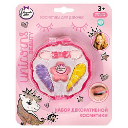 Косметика ДЛЯ ДЕВОЧЕК набор косметики: тени для век, аппликатор МИЛАЯ ЛЕДИ в кор.3*288шт