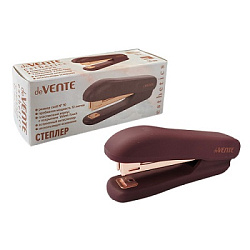 Степлер №10 на 12л " deVente " Esthetics 100скоб пластиковый, встроенный антистеплер, противоскользя