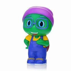 Игрушка для ванны ЧЕРЕПАШКИ Мик, 1 шт, сетка КАПИТОШКА в кор.100шт