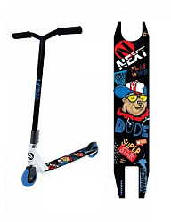 318941 Самокат 2кол. трюковой сталь., колеса pu 100,  abec-7 NEXT в кор.4шт