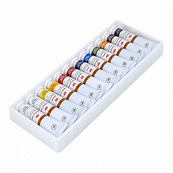 Краски масляные художественные " Сонет " 12цв по 18мл, в тубах, картонная упаковка