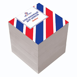 Блок бумаги " Attomex " 9*9*9см белый, плотность 70г/м, на склейке, 70% белизна