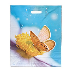 Пакет "Мгновения", полиэтиленовый с вырубной ручкой, 37*45 см, 60 мкм 10346738