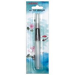 Кисть с резервуаром " deVente " Water Brush размер М (средний), пластиковый, полупрозрачный корпус, 