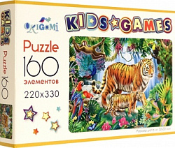 Kids Games. Пазл. 160 Эл. Тигр. 07954