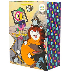 371835 Пакет подарочный МАТОВЫЙ СОЮЗМУЛЬТФИЛЬМ xl,  33,5*45*15 см ЧУДО ПРАЗДНИК в кор.12*12шт