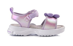 T-10528-M Сандалии 29-34 р.р Фиолетовый(8 пар) (Размер 30)