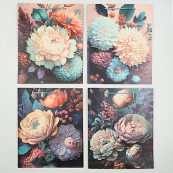 Пакет БУКЕТ 26*32*10см глиттер 3D апплик. арт.997M (1/12/480шт)